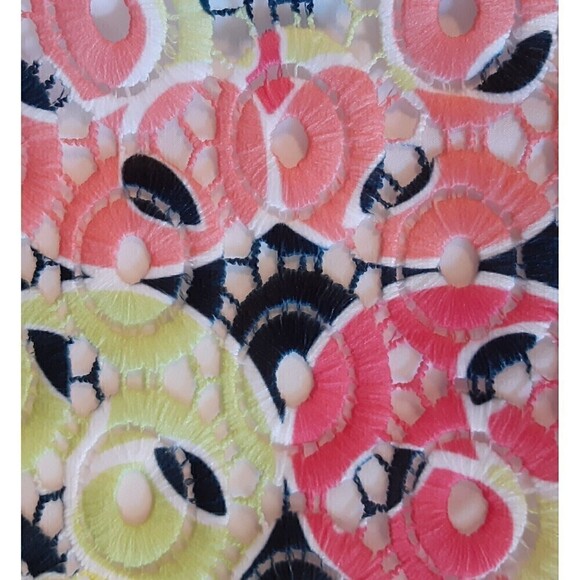 Women's Crown & Ivy Dress - Neon Color Embroidered Sleeveless  Size M - Picture 4 of 9